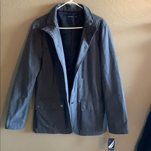 Gray Nautica lightweight jacket